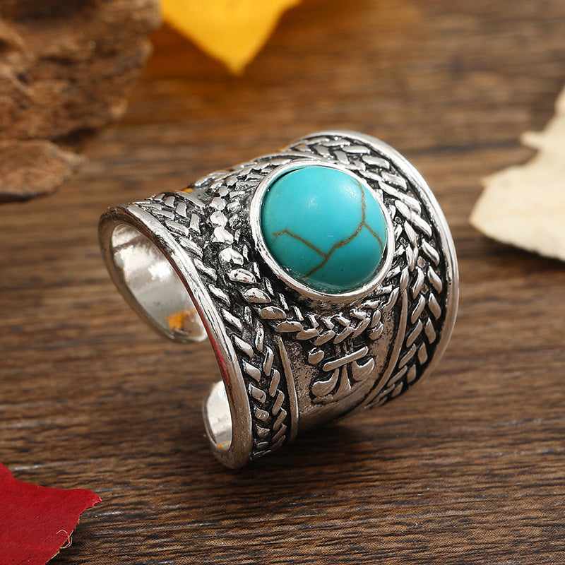Ring met ovaal detail