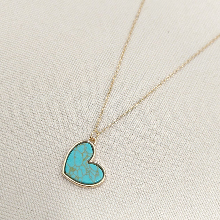 Ketting met hartvormige hanger